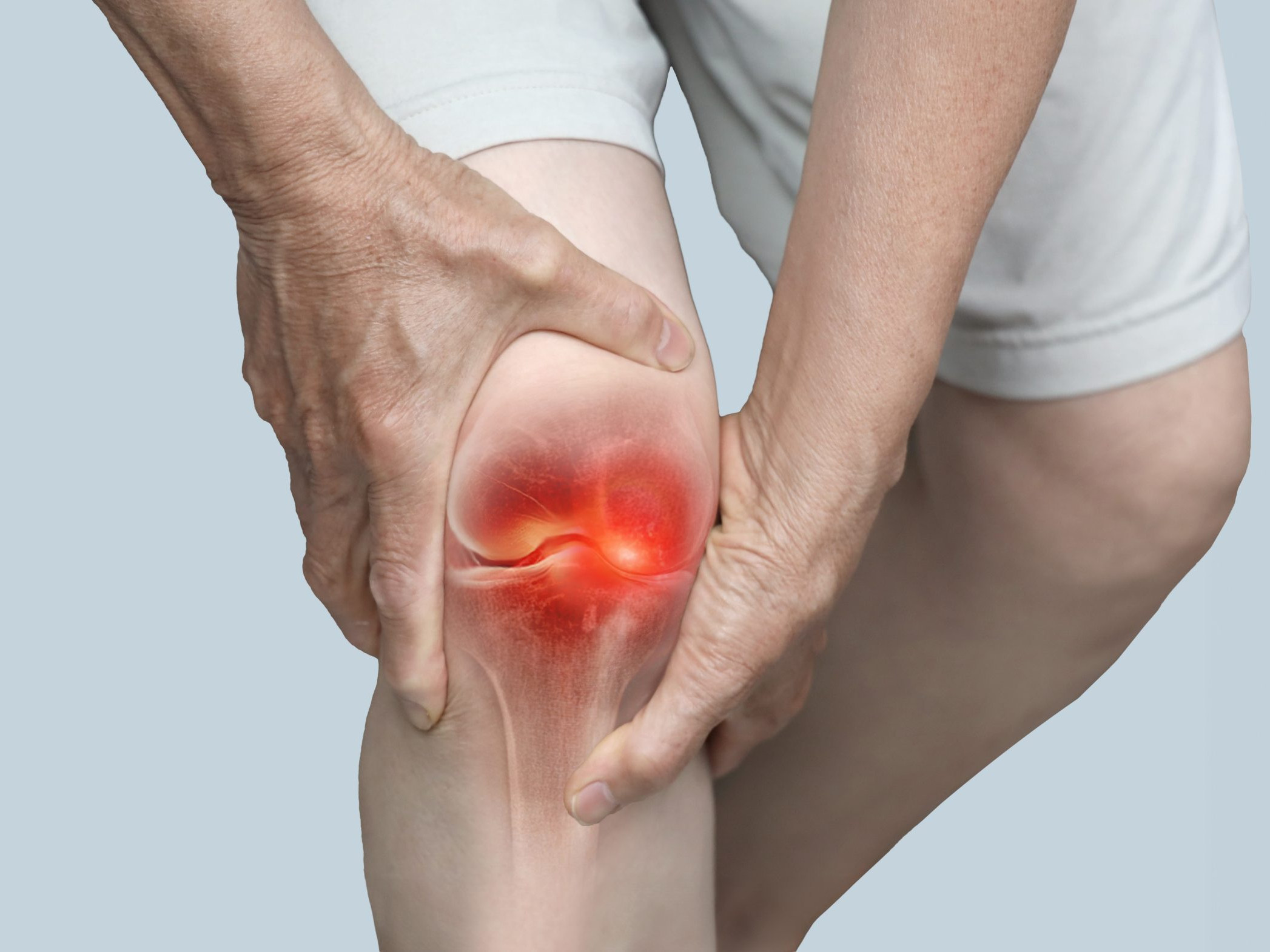 illustration of knee pain